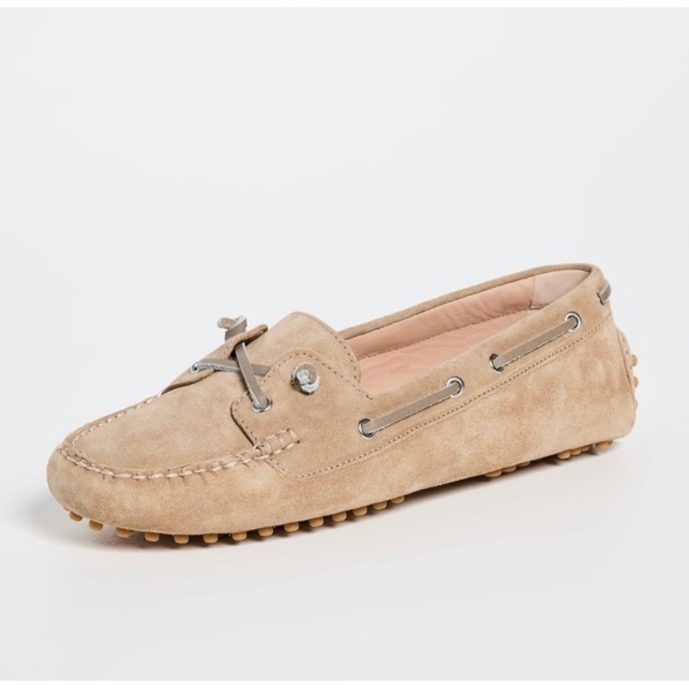 New Veronica Beard Jia Boater Flats in Sand Size 6 - Picture 3 of 14
